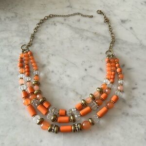 Pale orange necklace